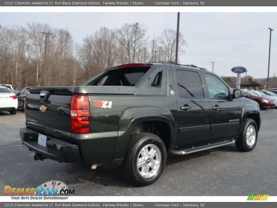 2013 Chevrolet Avalanche LT 4x4 Black Diamond Edition Fairway Metallic / Ebony Photo #3