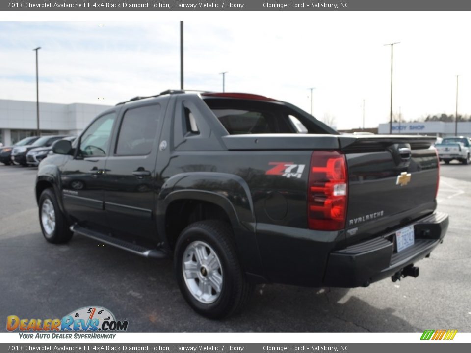 2013 Chevrolet Avalanche LT 4x4 Black Diamond Edition Fairway Metallic / Ebony Photo #4