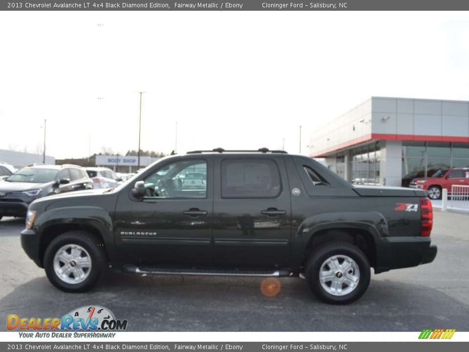 2013 Chevrolet Avalanche LT 4x4 Black Diamond Edition Fairway Metallic / Ebony Photo #5