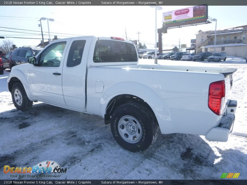 2018 Nissan Frontier S King Cab Glacier White / Graphite Photo #6