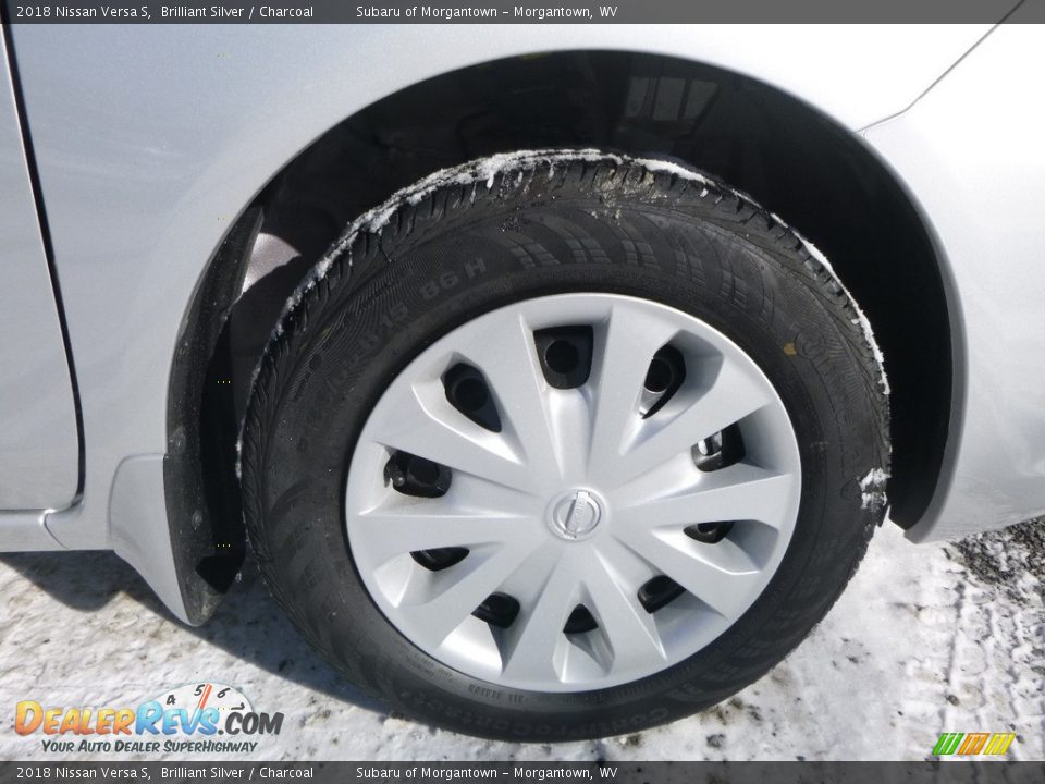 2018 Nissan Versa S Brilliant Silver / Charcoal Photo #2