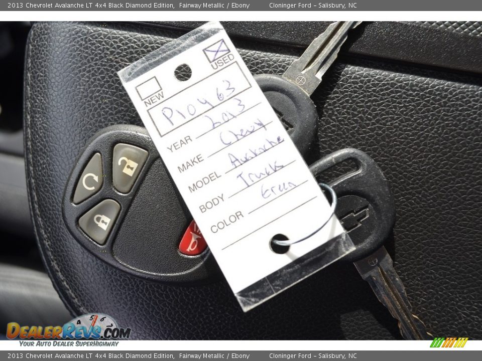 2013 Chevrolet Avalanche LT 4x4 Black Diamond Edition Fairway Metallic / Ebony Photo #23