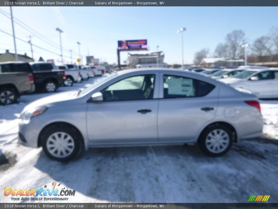 2018 Nissan Versa S Brilliant Silver / Charcoal Photo #7