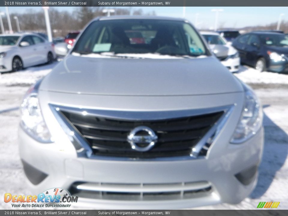 2018 Nissan Versa S Brilliant Silver / Charcoal Photo #9