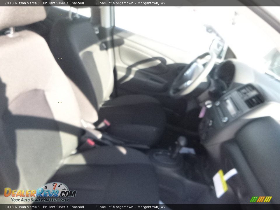 2018 Nissan Versa S Brilliant Silver / Charcoal Photo #10