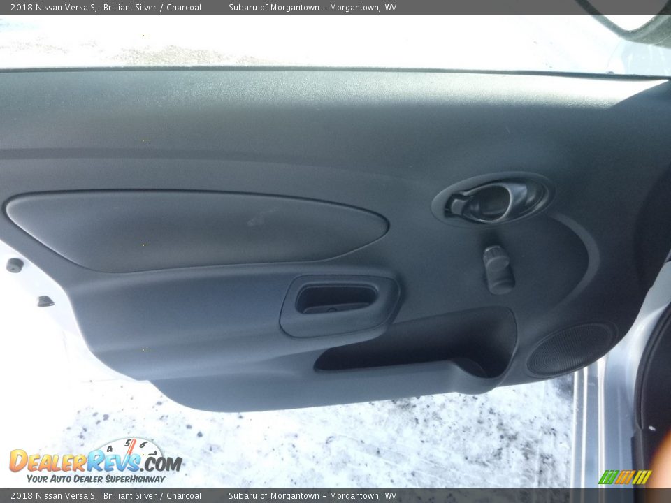 2018 Nissan Versa S Brilliant Silver / Charcoal Photo #14