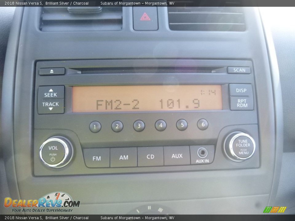 2018 Nissan Versa S Brilliant Silver / Charcoal Photo #17