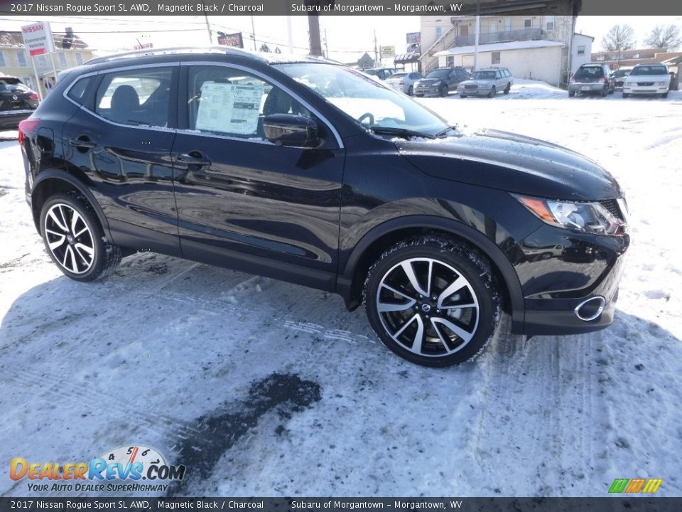2017 Nissan Rogue Sport SL AWD Magnetic Black / Charcoal Photo #1