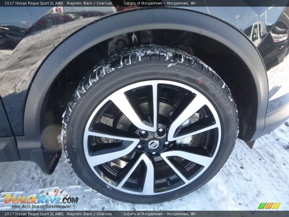 2017 Nissan Rogue Sport SL AWD Magnetic Black / Charcoal Photo #2