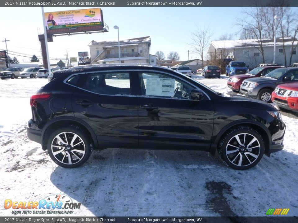 2017 Nissan Rogue Sport SL AWD Magnetic Black / Charcoal Photo #3