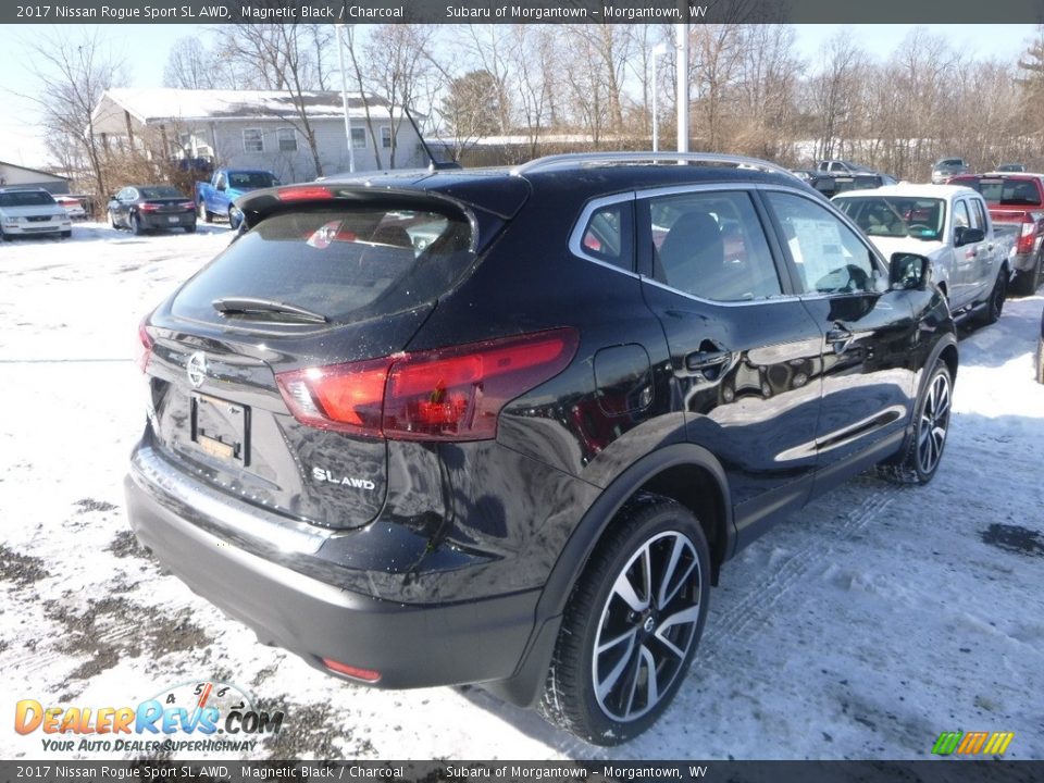 2017 Nissan Rogue Sport SL AWD Magnetic Black / Charcoal Photo #4