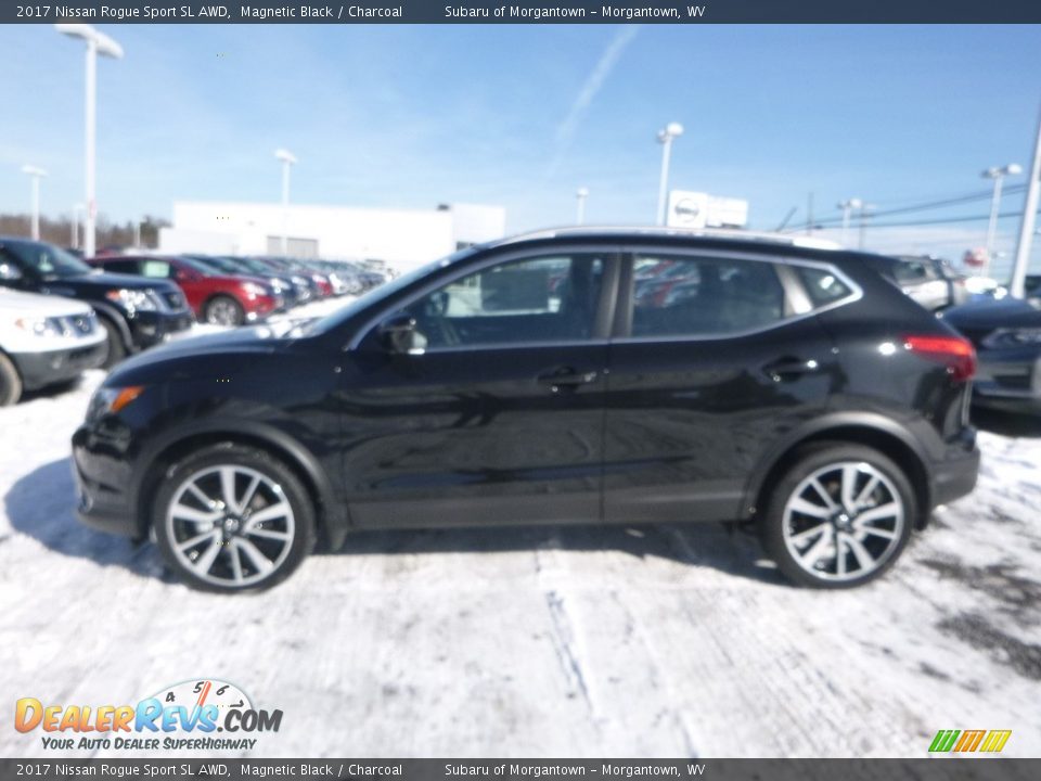 2017 Nissan Rogue Sport SL AWD Magnetic Black / Charcoal Photo #7
