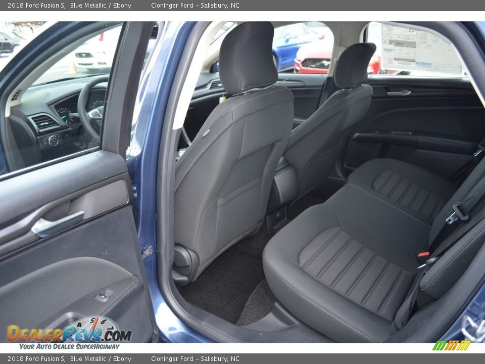 Rear Seat of 2018 Ford Fusion S Photo #8