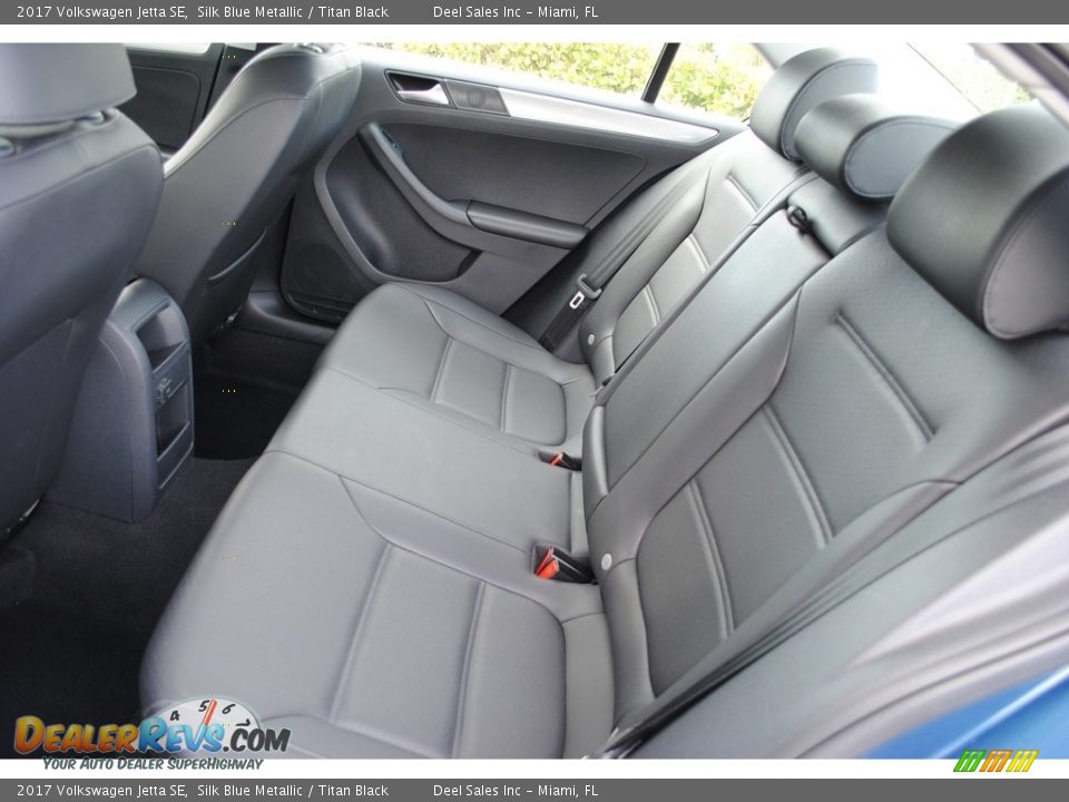 2017 Volkswagen Jetta SE Silk Blue Metallic / Titan Black Photo #12