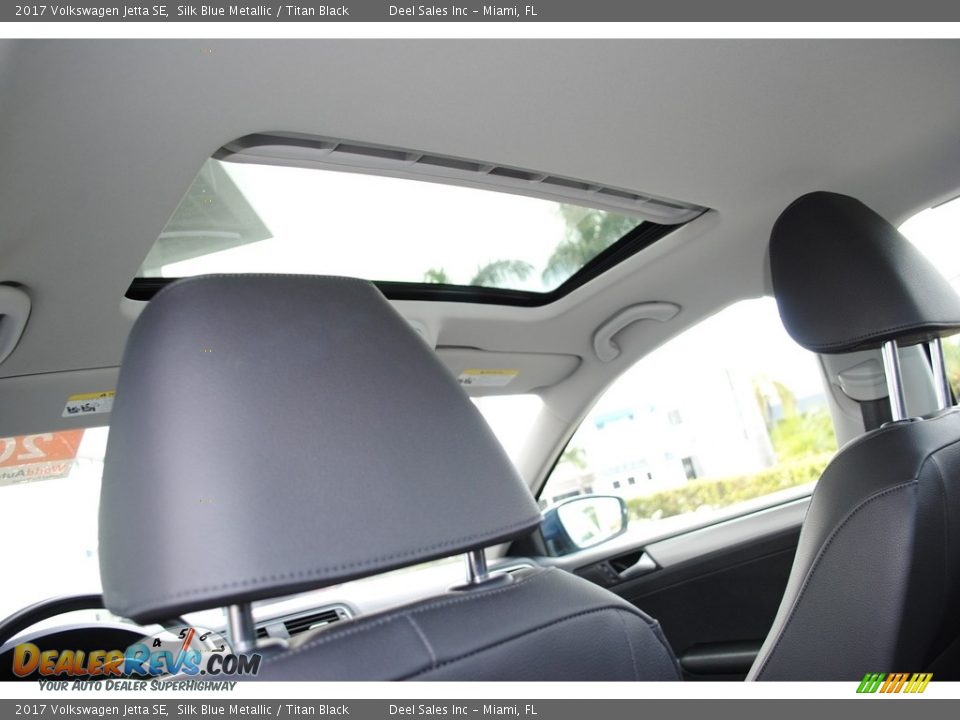 2017 Volkswagen Jetta SE Silk Blue Metallic / Titan Black Photo #14