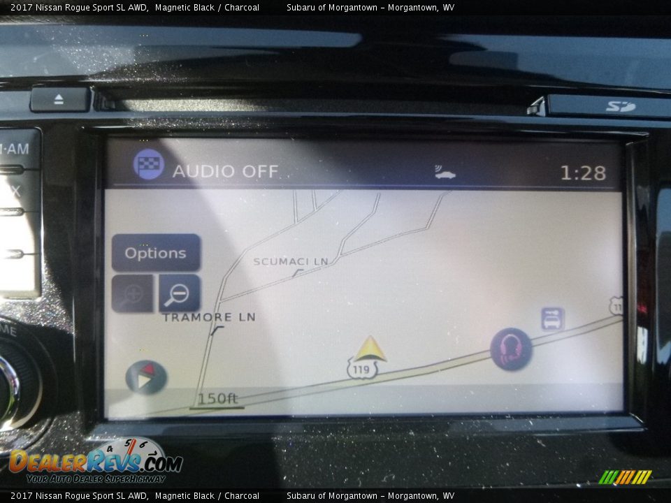 2017 Nissan Rogue Sport SL AWD Magnetic Black / Charcoal Photo #19