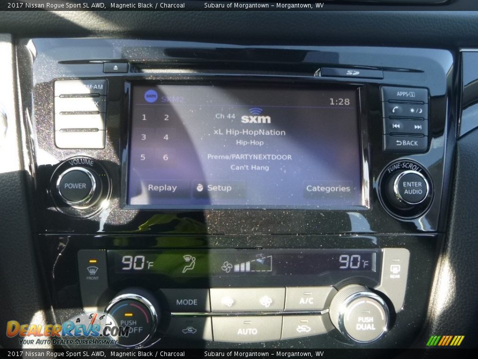 2017 Nissan Rogue Sport SL AWD Magnetic Black / Charcoal Photo #20