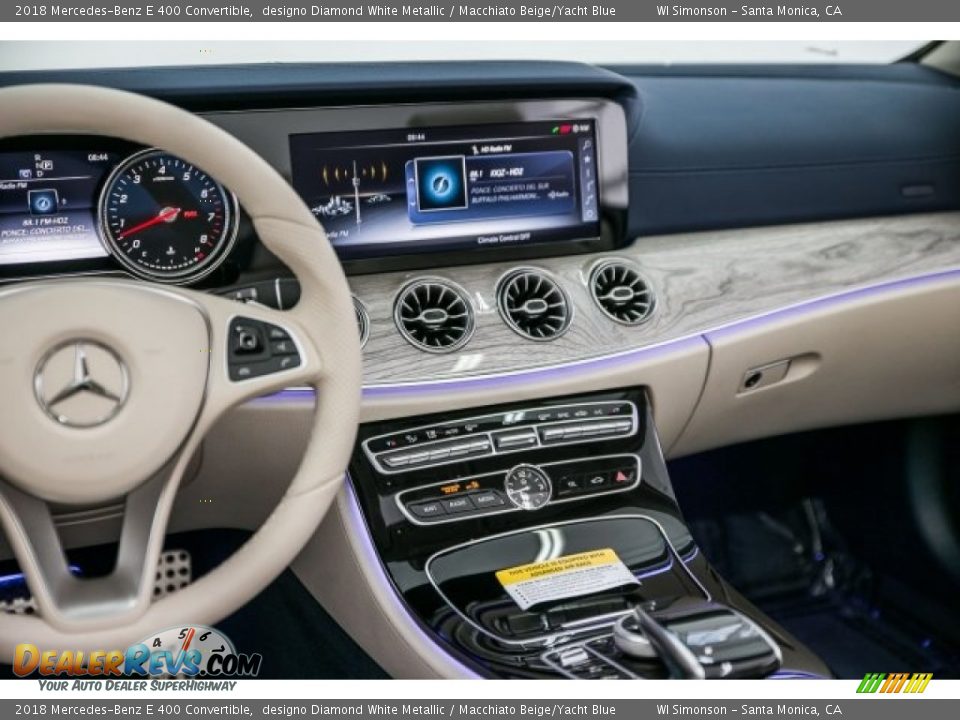 Dashboard of 2018 Mercedes-Benz E 400 Convertible Photo #5