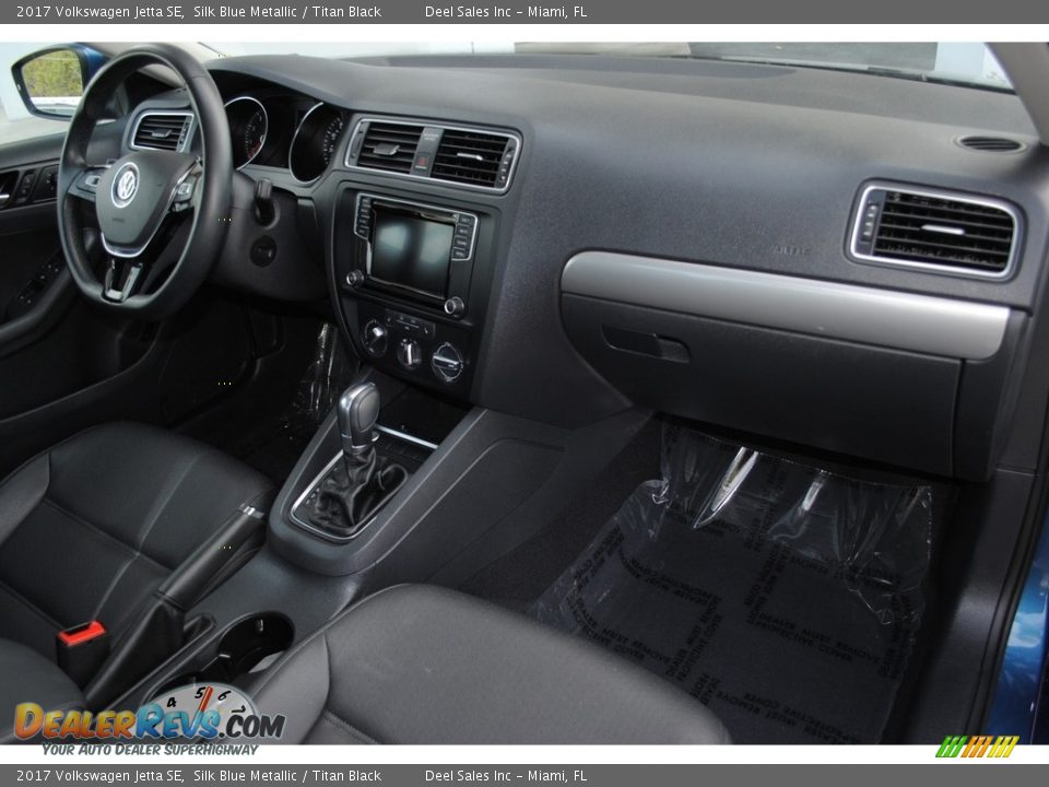 2017 Volkswagen Jetta SE Silk Blue Metallic / Titan Black Photo #19