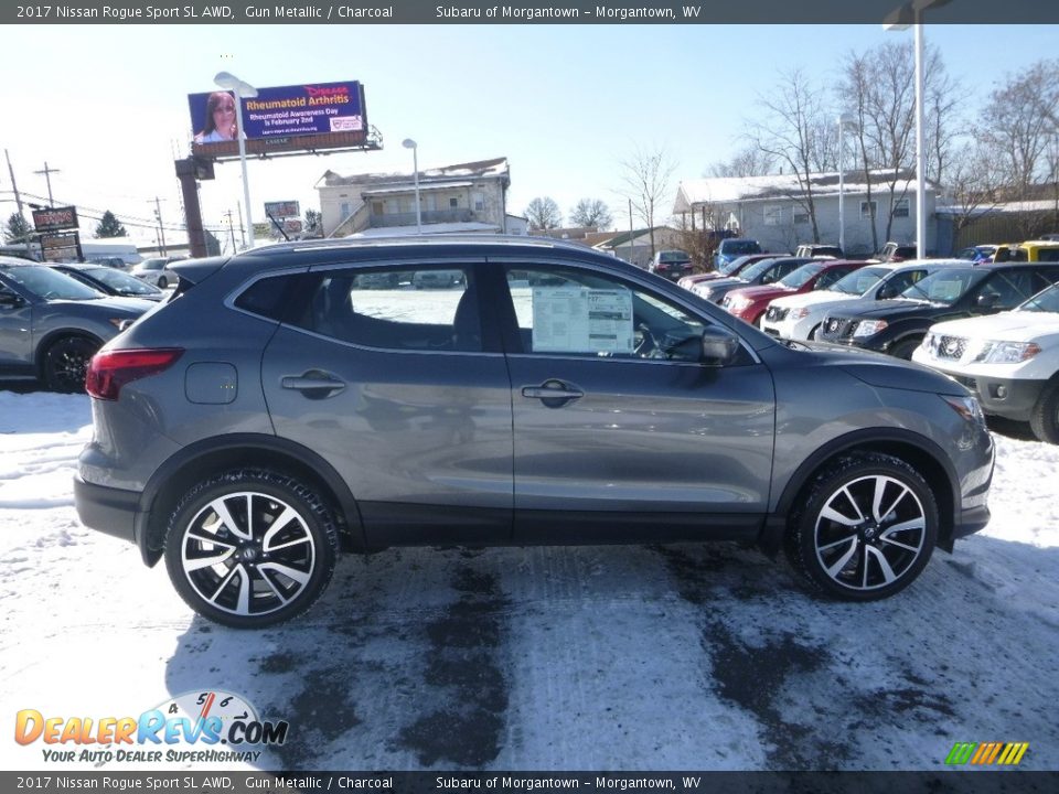 2017 Nissan Rogue Sport SL AWD Gun Metallic / Charcoal Photo #3