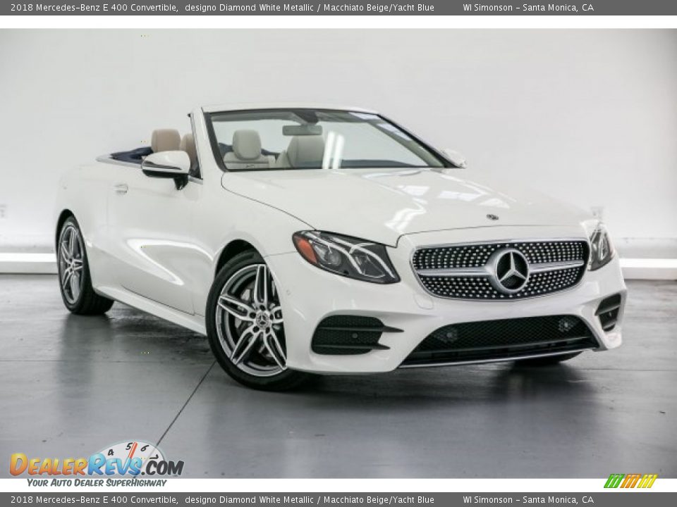 Front 3/4 View of 2018 Mercedes-Benz E 400 Convertible Photo #12