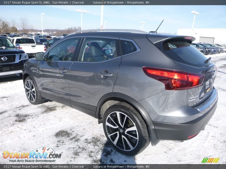 2017 Nissan Rogue Sport SL AWD Gun Metallic / Charcoal Photo #6