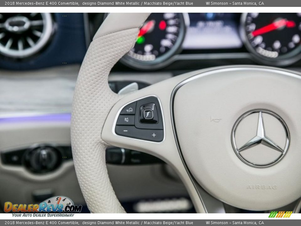 Controls of 2018 Mercedes-Benz E 400 Convertible Photo #18