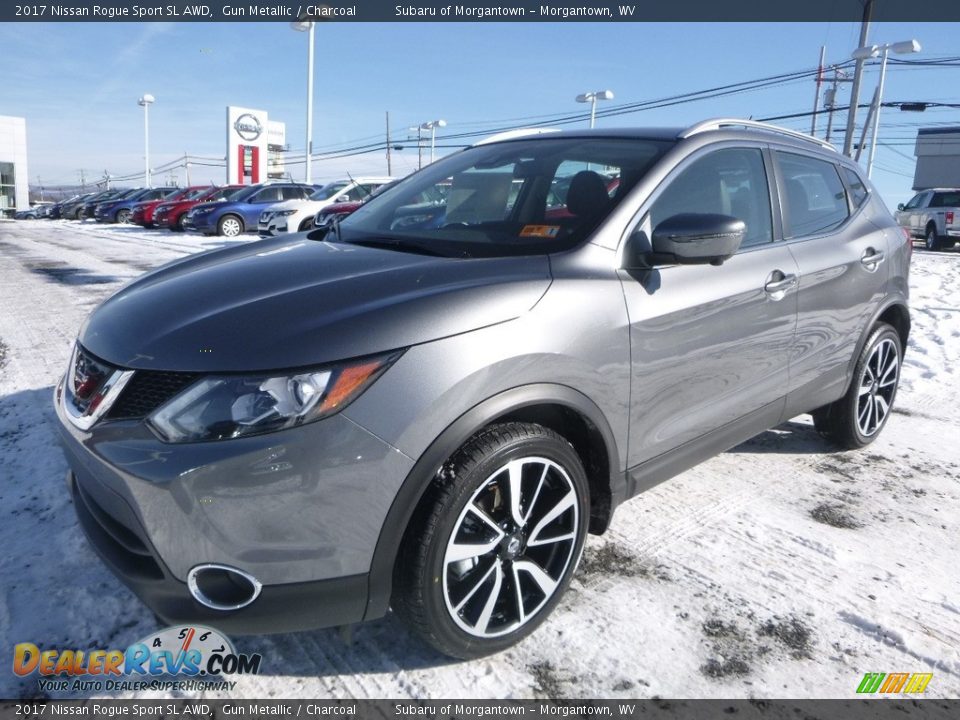 2017 Nissan Rogue Sport SL AWD Gun Metallic / Charcoal Photo #8