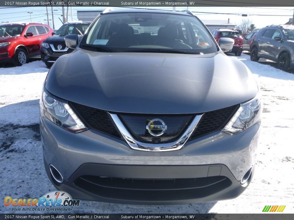 2017 Nissan Rogue Sport SL AWD Gun Metallic / Charcoal Photo #9
