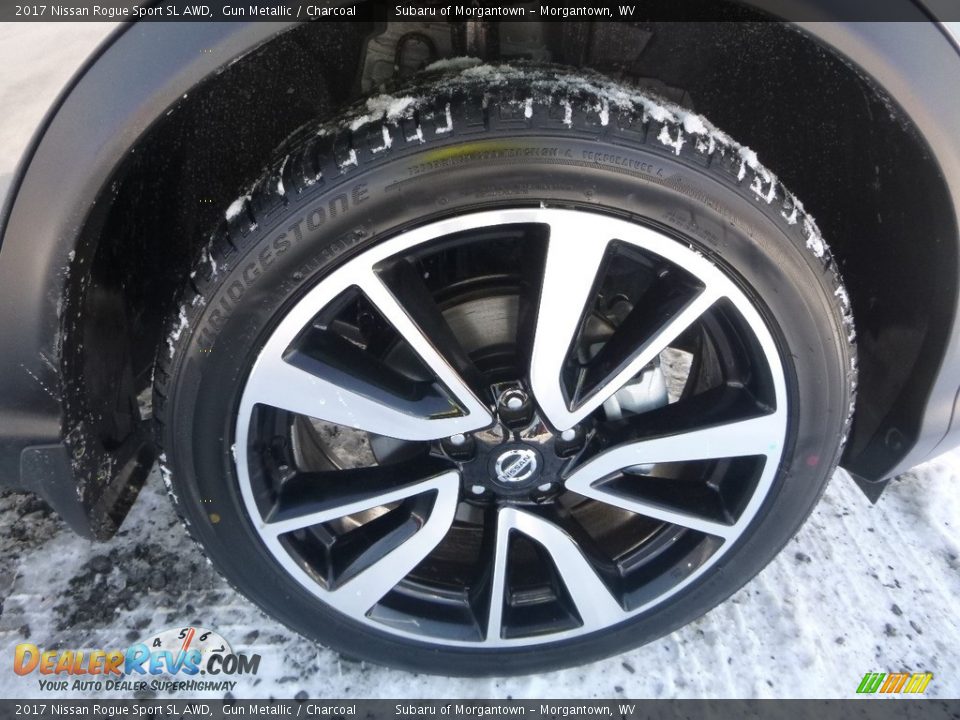 2017 Nissan Rogue Sport SL AWD Gun Metallic / Charcoal Photo #10