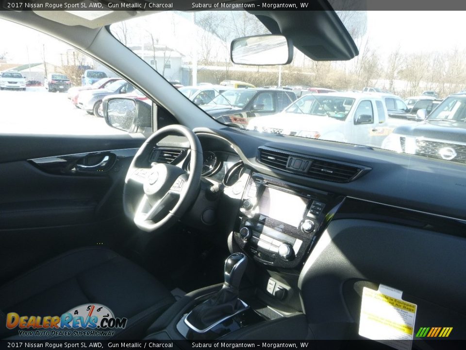 2017 Nissan Rogue Sport SL AWD Gun Metallic / Charcoal Photo #12