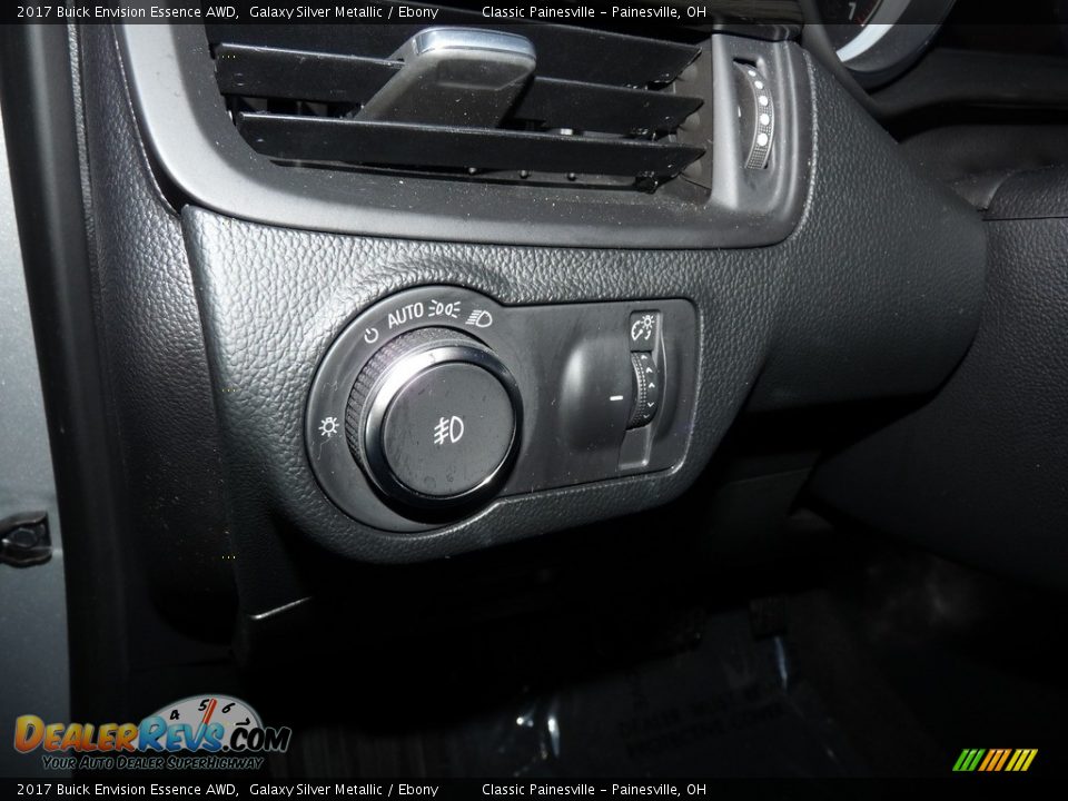 2017 Buick Envision Essence AWD Galaxy Silver Metallic / Ebony Photo #11