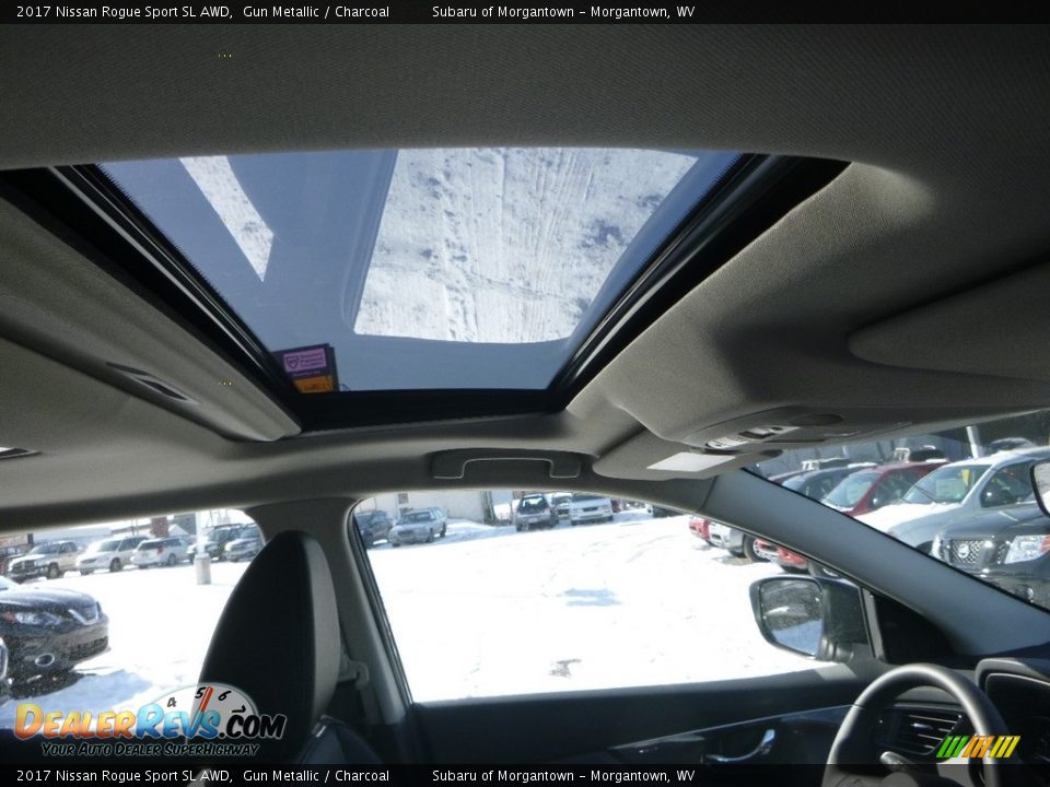 2017 Nissan Rogue Sport SL AWD Gun Metallic / Charcoal Photo #13