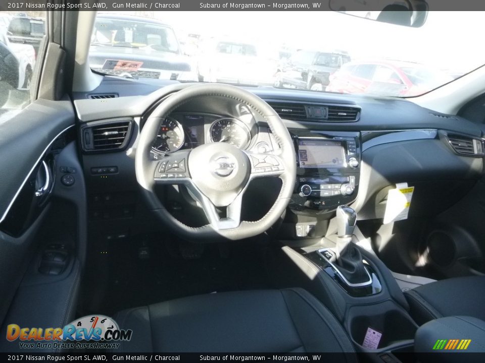 2017 Nissan Rogue Sport SL AWD Gun Metallic / Charcoal Photo #15