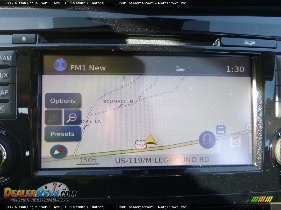 2017 Nissan Rogue Sport SL AWD Gun Metallic / Charcoal Photo #20