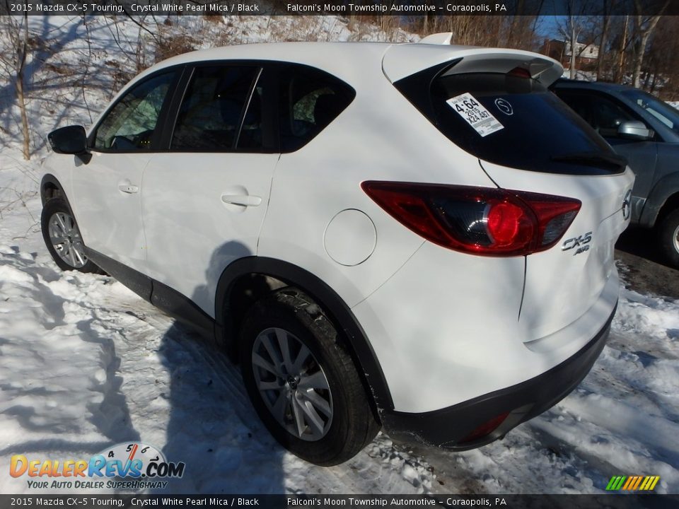 2015 Mazda CX-5 Touring Crystal White Pearl Mica / Black Photo #2