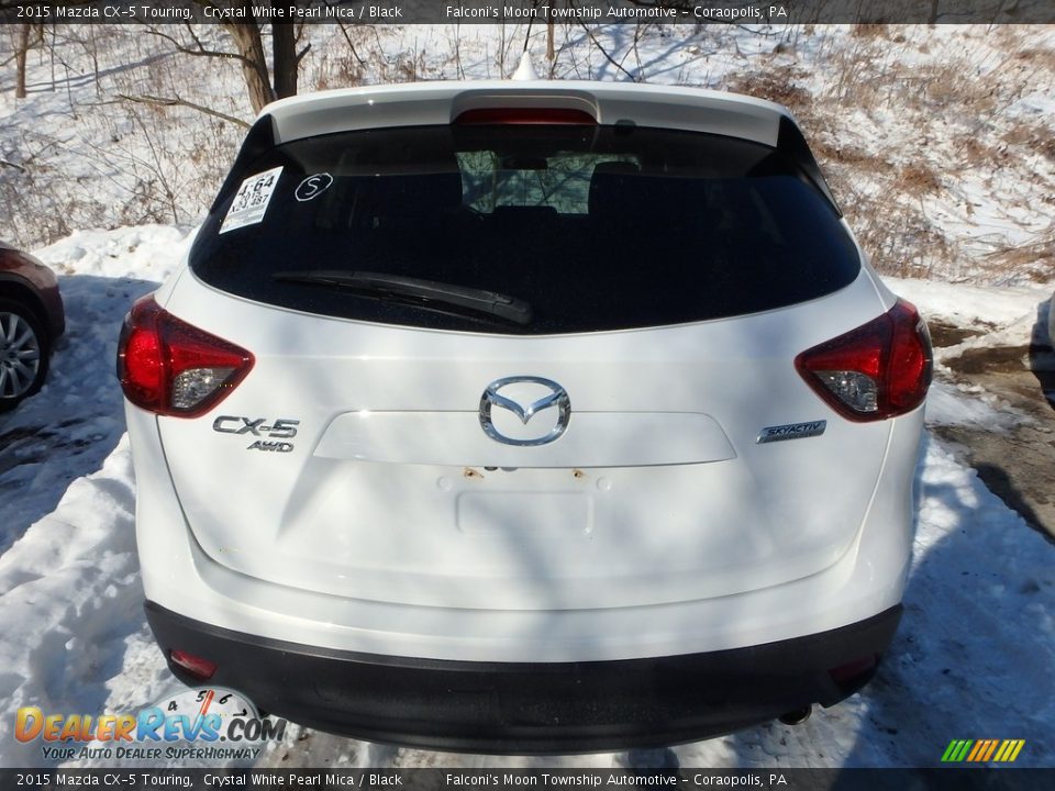 2015 Mazda CX-5 Touring Crystal White Pearl Mica / Black Photo #3