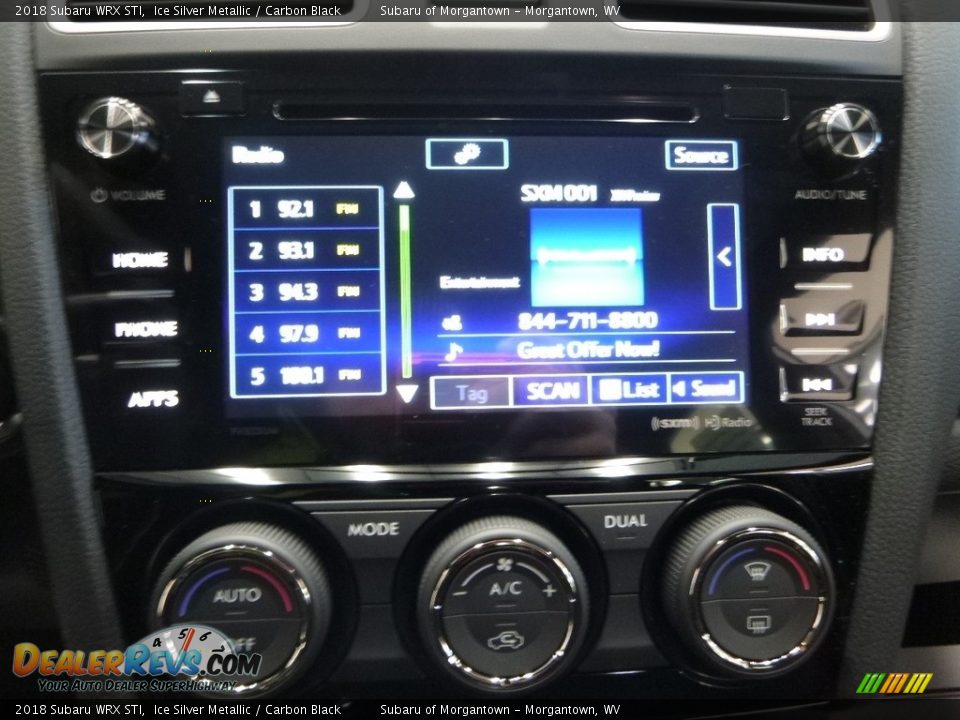 2018 Subaru WRX STI Ice Silver Metallic / Carbon Black Photo #17