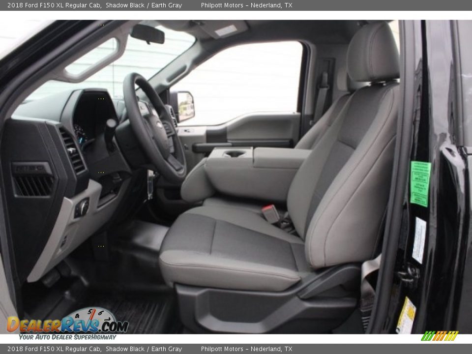 Earth Gray Interior - 2018 Ford F150 XL Regular Cab Photo #13