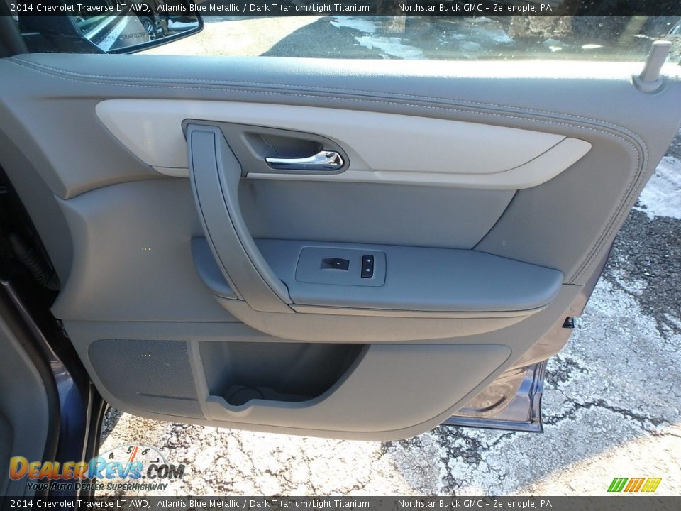 2014 Chevrolet Traverse LT AWD Atlantis Blue Metallic / Dark Titanium/Light Titanium Photo #7