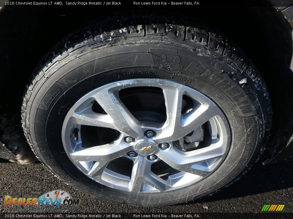2018 Chevrolet Equinox LT AWD Sandy Ridge Metallic / Jet Black Photo #2