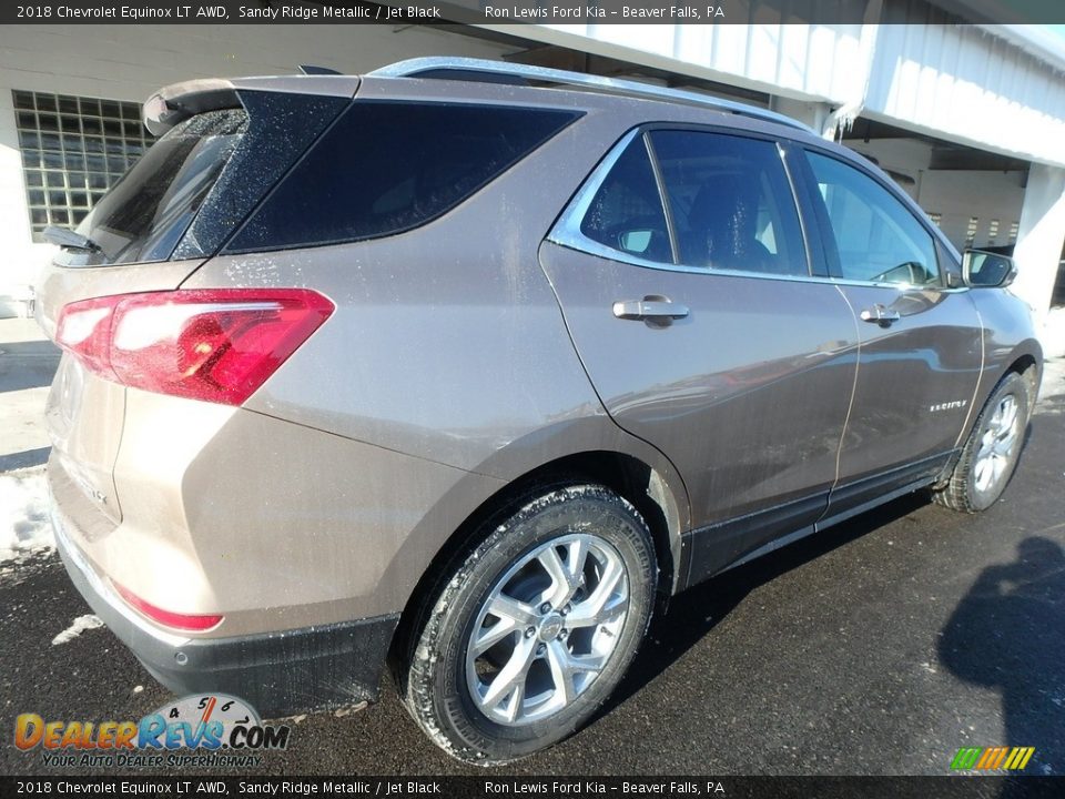 2018 Chevrolet Equinox LT AWD Sandy Ridge Metallic / Jet Black Photo #3