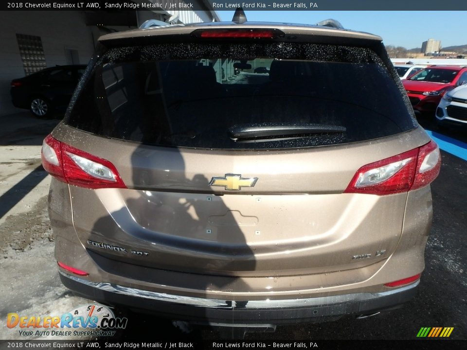 2018 Chevrolet Equinox LT AWD Sandy Ridge Metallic / Jet Black Photo #4