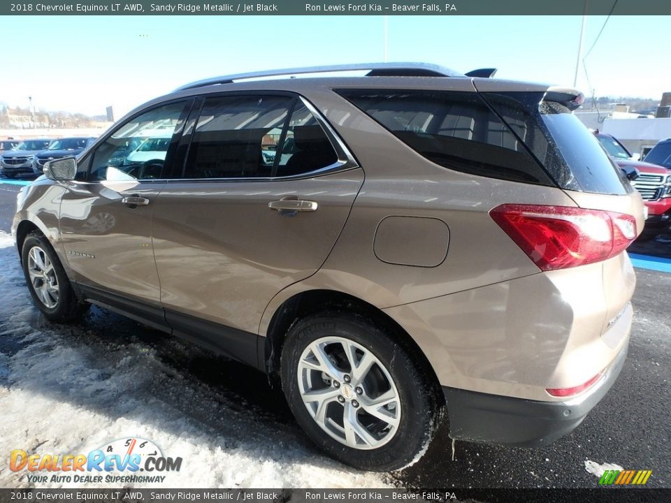 2018 Chevrolet Equinox LT AWD Sandy Ridge Metallic / Jet Black Photo #5