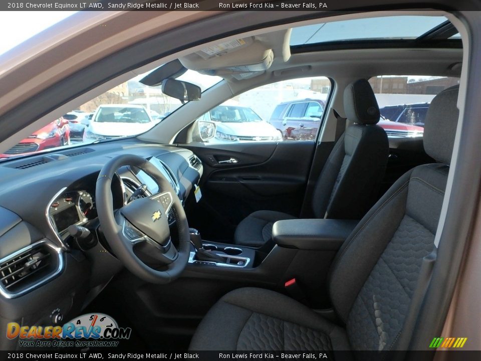 2018 Chevrolet Equinox LT AWD Sandy Ridge Metallic / Jet Black Photo #10