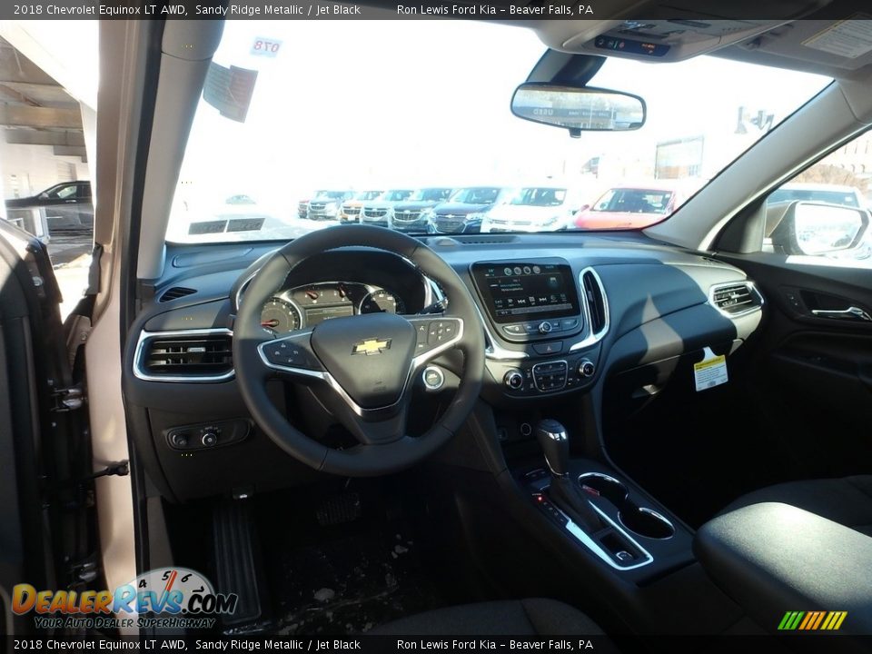 2018 Chevrolet Equinox LT AWD Sandy Ridge Metallic / Jet Black Photo #12