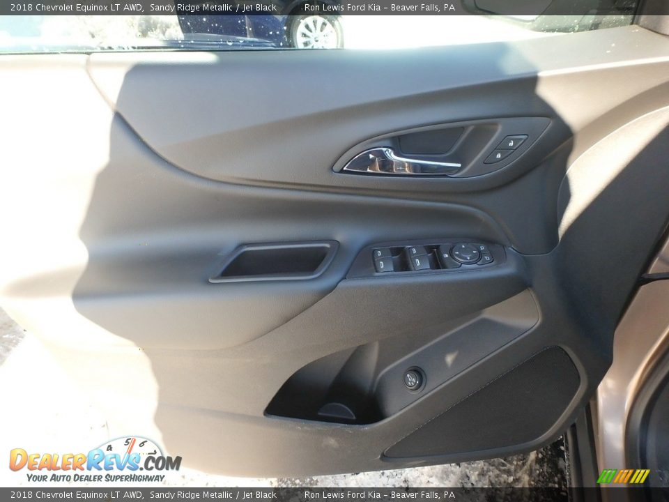 2018 Chevrolet Equinox LT AWD Sandy Ridge Metallic / Jet Black Photo #13