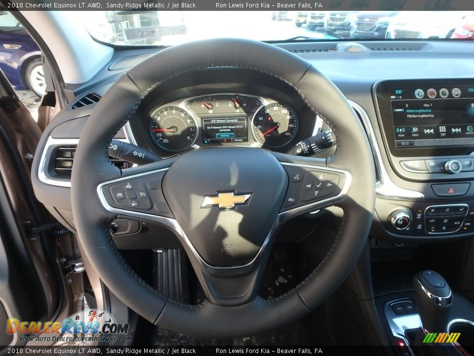 2018 Chevrolet Equinox LT AWD Sandy Ridge Metallic / Jet Black Photo #17