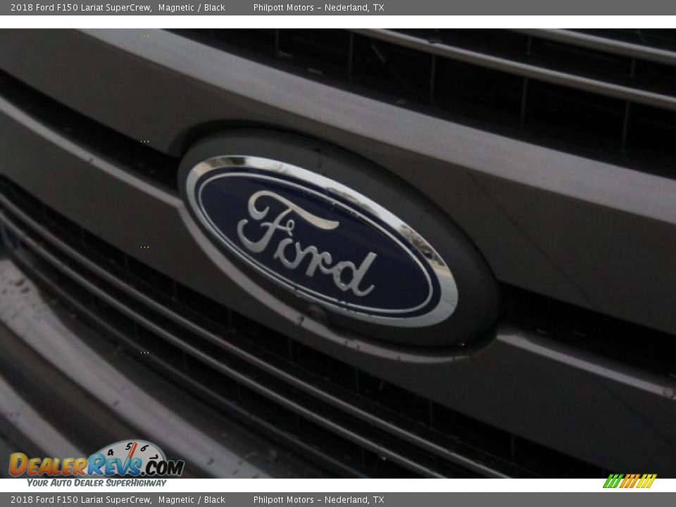 2018 Ford F150 Lariat SuperCrew Magnetic / Black Photo #4