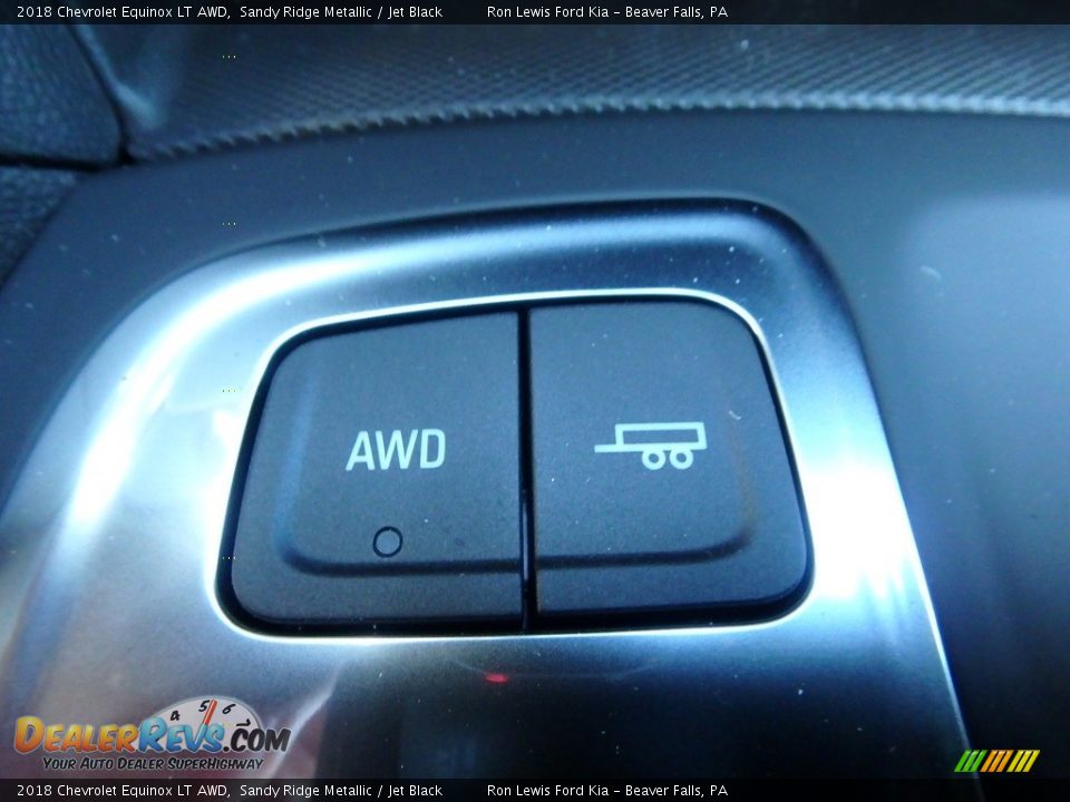 2018 Chevrolet Equinox LT AWD Sandy Ridge Metallic / Jet Black Photo #18